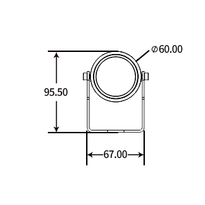 LED flood light JFTYD60-A06-D2(图1)