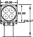 LED flood light JFTF85-C36-D2(图1)